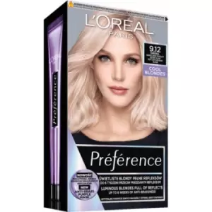 Image of LOreal Paris Preference Permanent Hair Color 9.12 Siberia