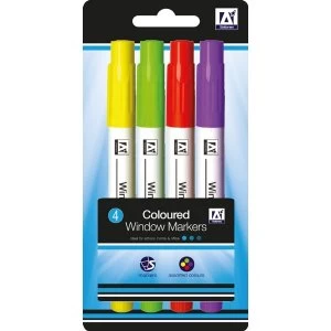 Image of A Star Window Markers 4 Colours