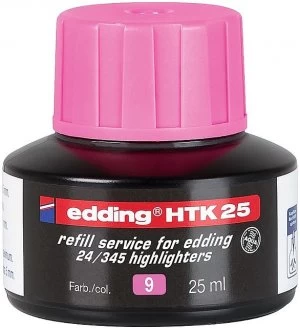 Image of edding HTK 25 Refill for Highlighter Pink 25ml