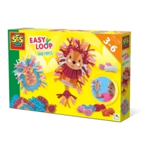 Image of SES CREATIVE Childrens Easy Loop Hand Puppets, Unisex, Three to Six Years, Multi-colour (14644)