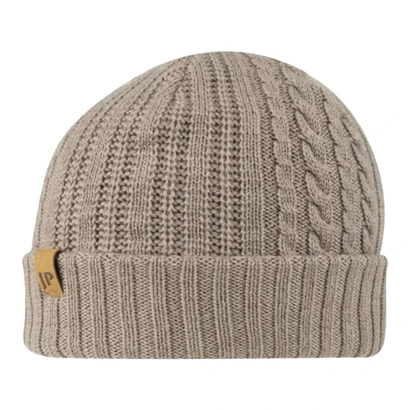 Image of Jack Pyke Mens Merino Wool Beanie One Size in Light Brown Light Brown Male One Size