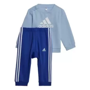 Image of adidas Badge of Sport Jogger Set Kids - Blue Dawn / White