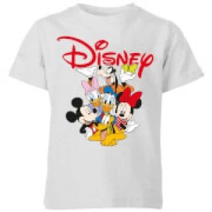 Image of Mickey Mouse Disney Crew Kids T-Shirt - Grey - 7-8 Years