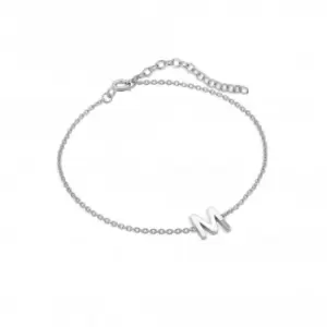 Image of Diamond Letter M Bracelet DL624