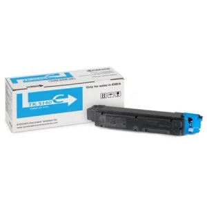 Image of Kyocera TK5140 Cyan Laser Toner Ink Cartridge