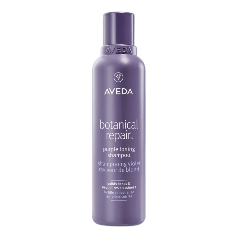 Image of AVEDA Botanical Repair Purple Toning Shampoo - 200ml - Strengthens Blonde & Silver Hair