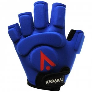Image of Karakal Hurling Glove Left Hand Senior - Blue