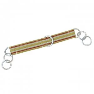 Image of Shires Elastic Curb Chain - Grey/Red