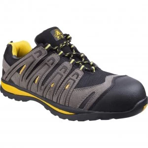 Image of Amblers Safety FS42C Metal Free Lace Up Safety Trainer Black Size 7
