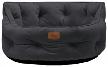 Image of Joules Chesterfield Dog Bed Grey - Large