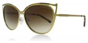 Image of Michael Kors Ina Sunglasses Tokyo Tortoise/Gold-Tone 116313 56mm