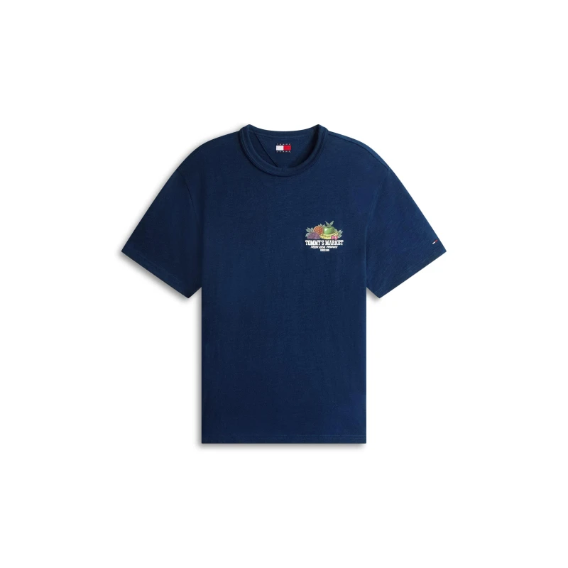 Image of Tommy Jeans TJ Fruit Tee Sn62 Dark Night Navy male M