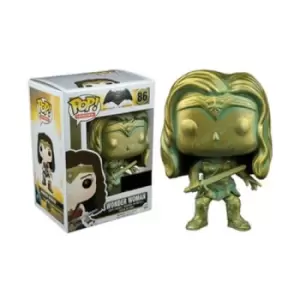 Image of DC Comics Batman v Superman Wonder Woman (Patina) EXC Pop! Vinyl Figure