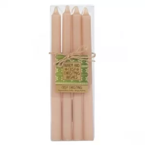 Image of 25cm Set of 4 Pine Dinner Candles