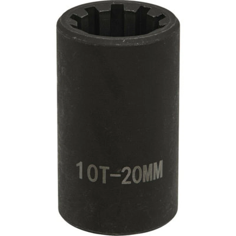 Image of Loops 20mm Brake Caliper Socket - 1/2" Sq Drive - 10-Point Profile - for VAG Vehicles Multi