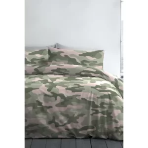 Image of Pink Camouflage Duvet Set