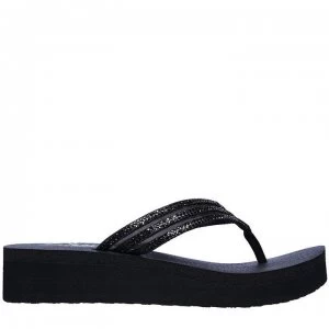 Image of Skechers SP Heeled Sandals - Black