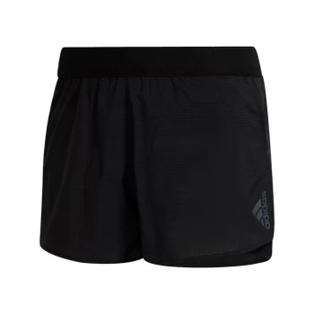 Image of adidas Adizero Engineered Split Shorts Mens - Black