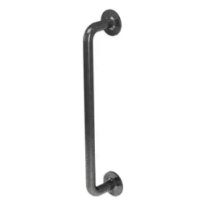 Image of Rothley 25Mm 457Mm Pewter - Steel Grab Rail