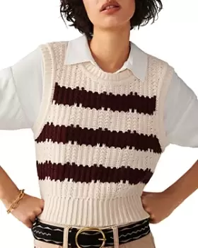Image of ba & sh Soju Striped Knit Sweater