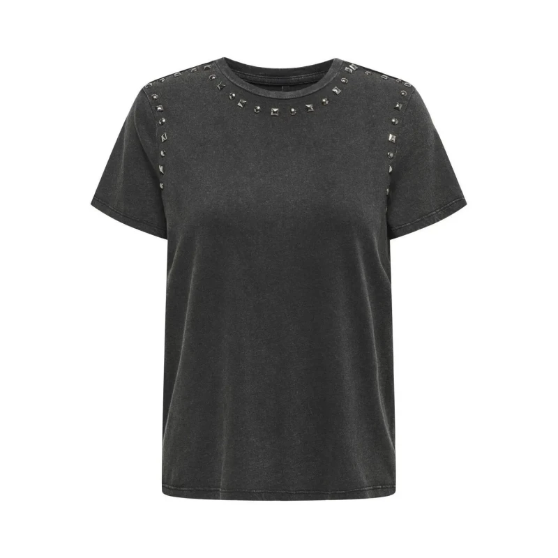 Image of Only Womens T-Shirt Only Lucy Noir Female XS