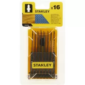 Image of Stanley 16 PC Jigsaw Blade Set - STA28160-XJ