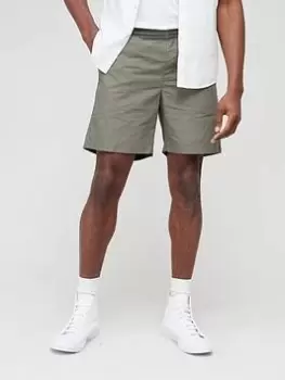 Image of Farah Ripstop Organic Cotton Shorts - Green Size M Men