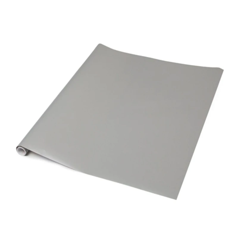 Image of D-C-Fix Matt Grey Self Adhesive Vinyl Wrap Film Size: 675mm x 15000mm Grey Unisex 675mm x 15000mm
