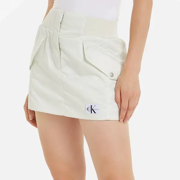 Image of Calvin Klein Jeans Bomber Shell Mini Skirt - M
