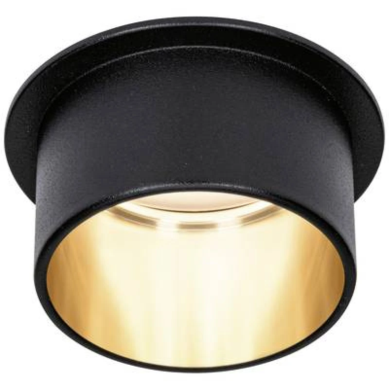 Image of Paulmann Paulmann 93378 LED recessed light LED (monochrome) Built-in LED 6 W Black (matt), Gold 93378