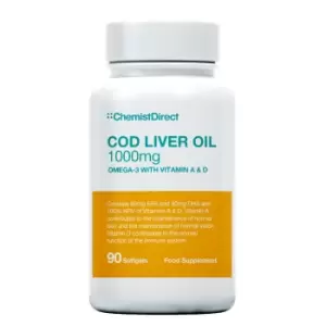 Image of Chemist Direct Cod Liver Oil 1000mg