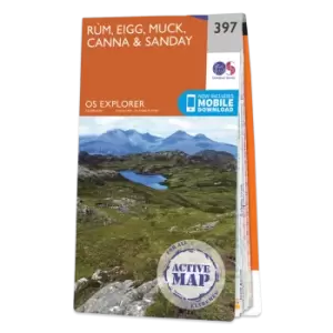 Image of Map of Rum, Eigg, Muck, Canna & Sanday