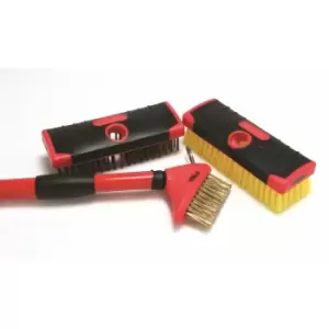 Image of 3 pce Extending Garden Brush Set - Hilka