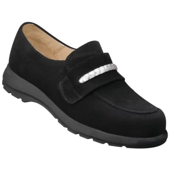 Image of Bacou Fine Ladies Black Safety Shoes - Size 2
