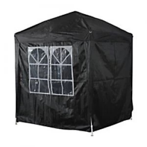 Image of OutSunny Pop Up Gazebo Black Water proof Outdoors 200 mm x 1220 mm x 200 mm