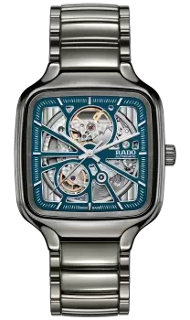 Image of Rado Watch True Square Open Heart - Blue
