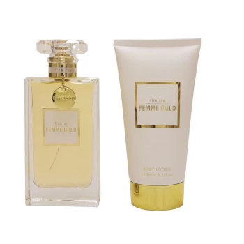 Image of Firetrap 2 Piece Fragrance Set Ladies - Femme Gold