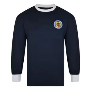 Image of Score Draw Scotland 1967 Long Sleeve Retro Football Shirt