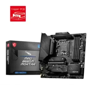 Image of MSI MAG B660M MORTAR Intel DDR5 Micro ATX Motherboard - LGA 1700