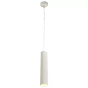 Image of Luminosa Lighting - 1 Light 30cm Ceiling Pendant Light GU10, Sand White