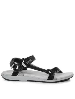 Image of Regatta Lady Santa Sol Sandal, Black/Grey, Size 4, Women