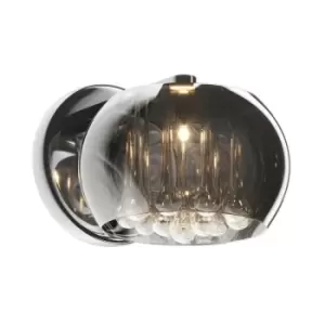 Image of Zumaline Crystal Wall Lamp, Chrome, 1x G9