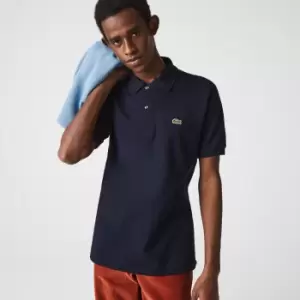 Image of Lacoste Classic Fit L.12.12 Polo Shirt Size 8 - 3XL Navy Blue