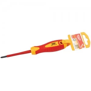 Image of Draper No. 1x80mm VDE Soft Grip Screwdriver
