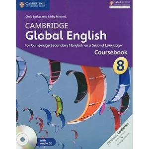 Image of Cambridge Global English Stage 8 Coursebook with Audio CD for Cambridge Secondary 1 English as a Second Language Mixed media...