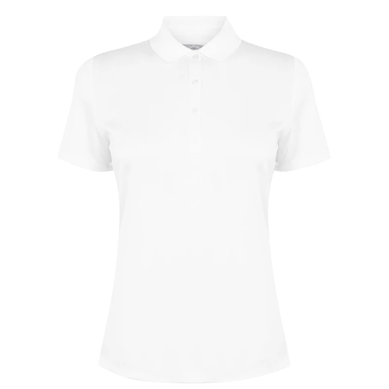 Image of Callaway Polo Shirt Womens - White White 12