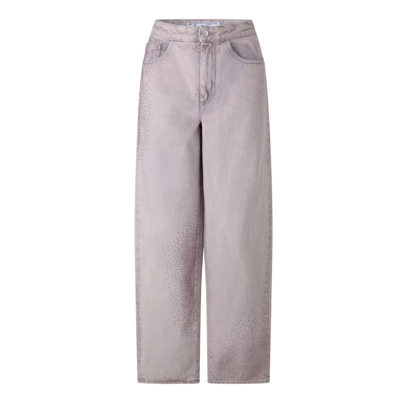 Image of Off White Womens Slim Fit Jeans Lilac female 26 L32