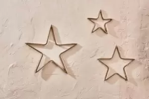 Image of Nkuku Meru Brass Star Decorative Accessories Gold Medium 29 x 29 x 1 cm