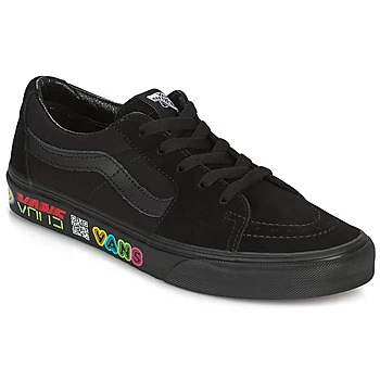 Image of Vans SK8 LOW mens Shoes (High-top Trainers) in Black,4.5,5,6,6.5,7.5,8,3,7,5.5,4