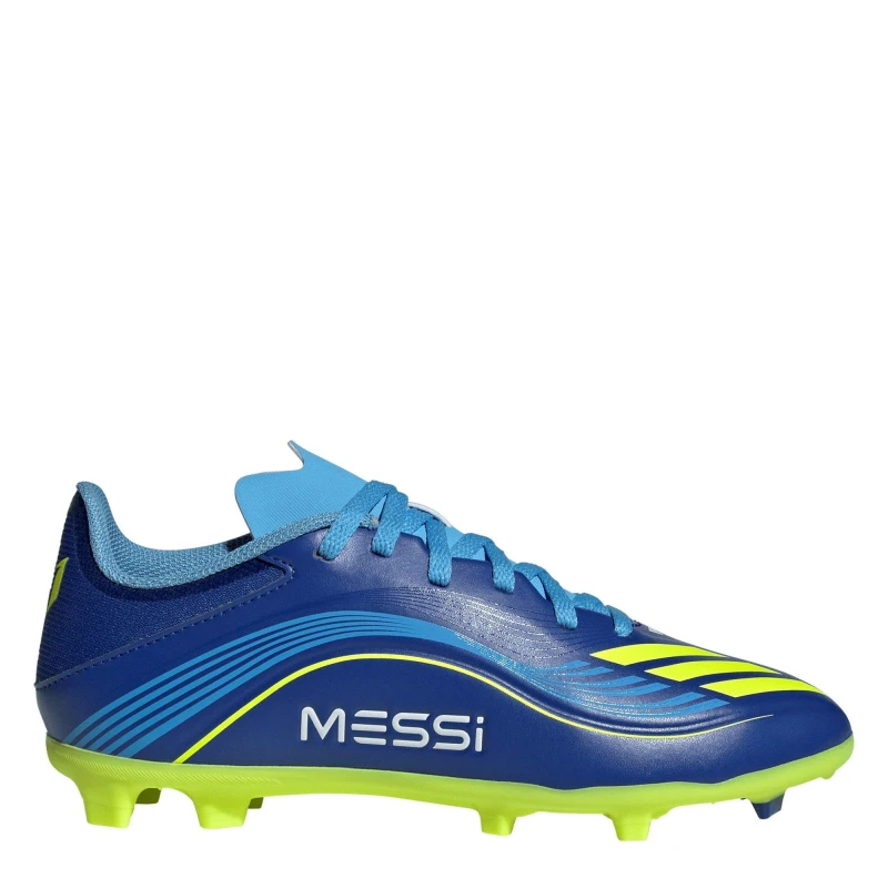 Image of adidas F50 League Childrens Firm Ground Football Boots Firm Ground Football Boots C10 (28) Blue 08002418100